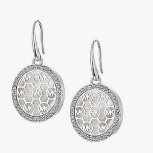Michael Kors Logo Drop Earrings